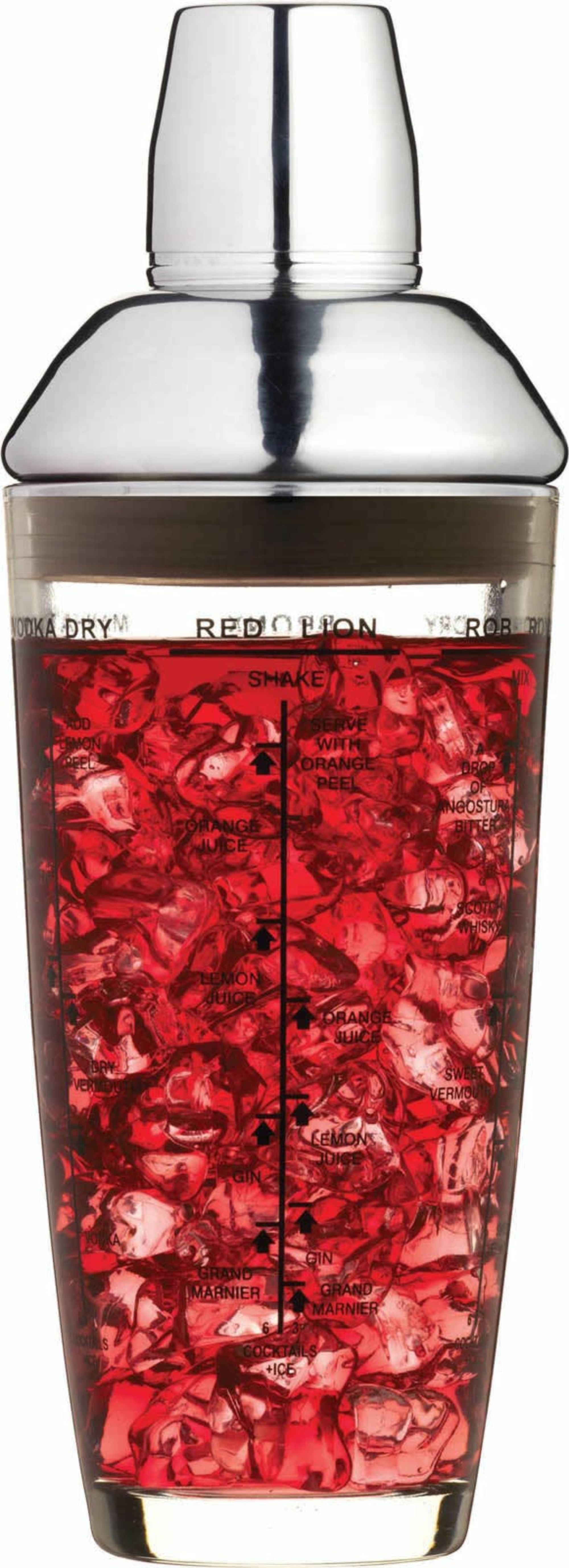 BarCraft 700ml Glass Boston Cocktail Shaker